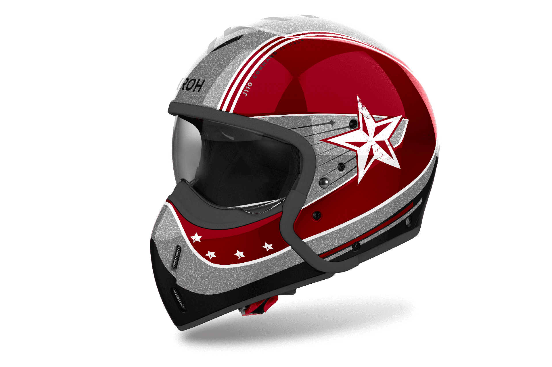 Helmet J110 Comman Burgundy Gloss